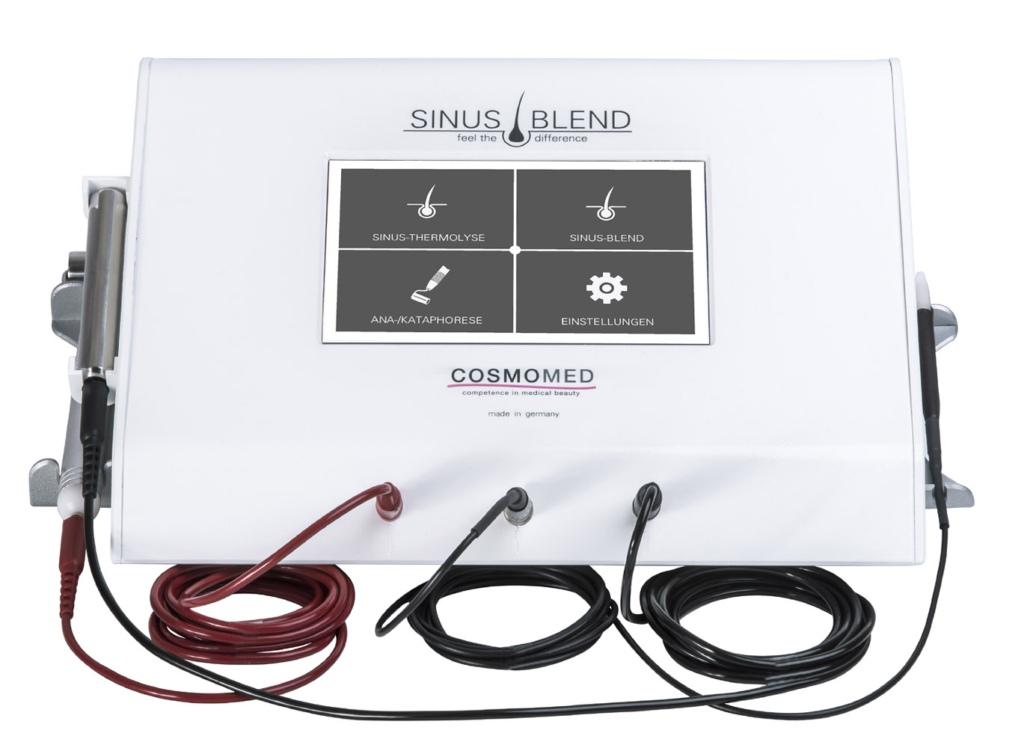 Cosmomed Sinus Blend Epilationsgerät für die permanente Haarentfernung Nadelepilation